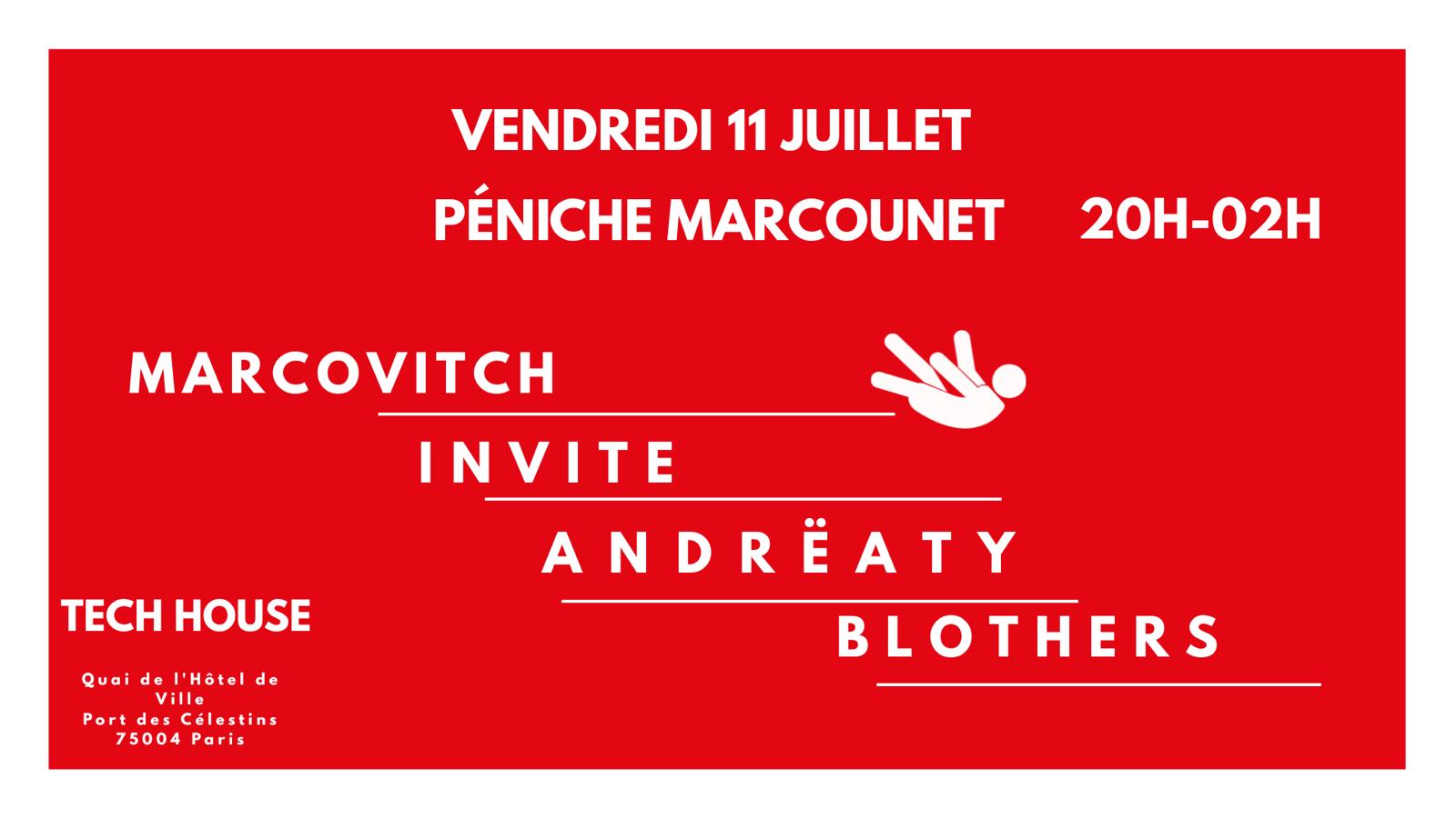 Marcovitch Invite Andreaty & Blothers Cover