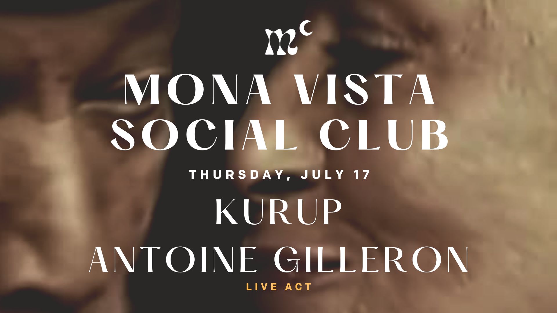 Mona Vista Social Club W/ Kurup + Antoine Gilleron Cover
