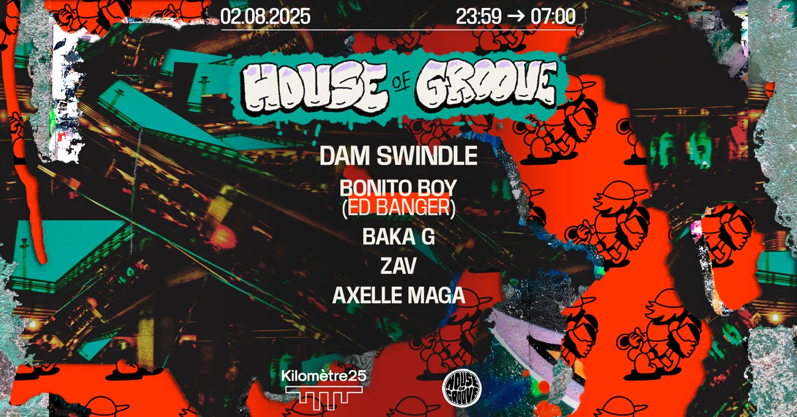 House Of Groove : Detroit Swindle, Baka G, Ed Banger, Zav Cover