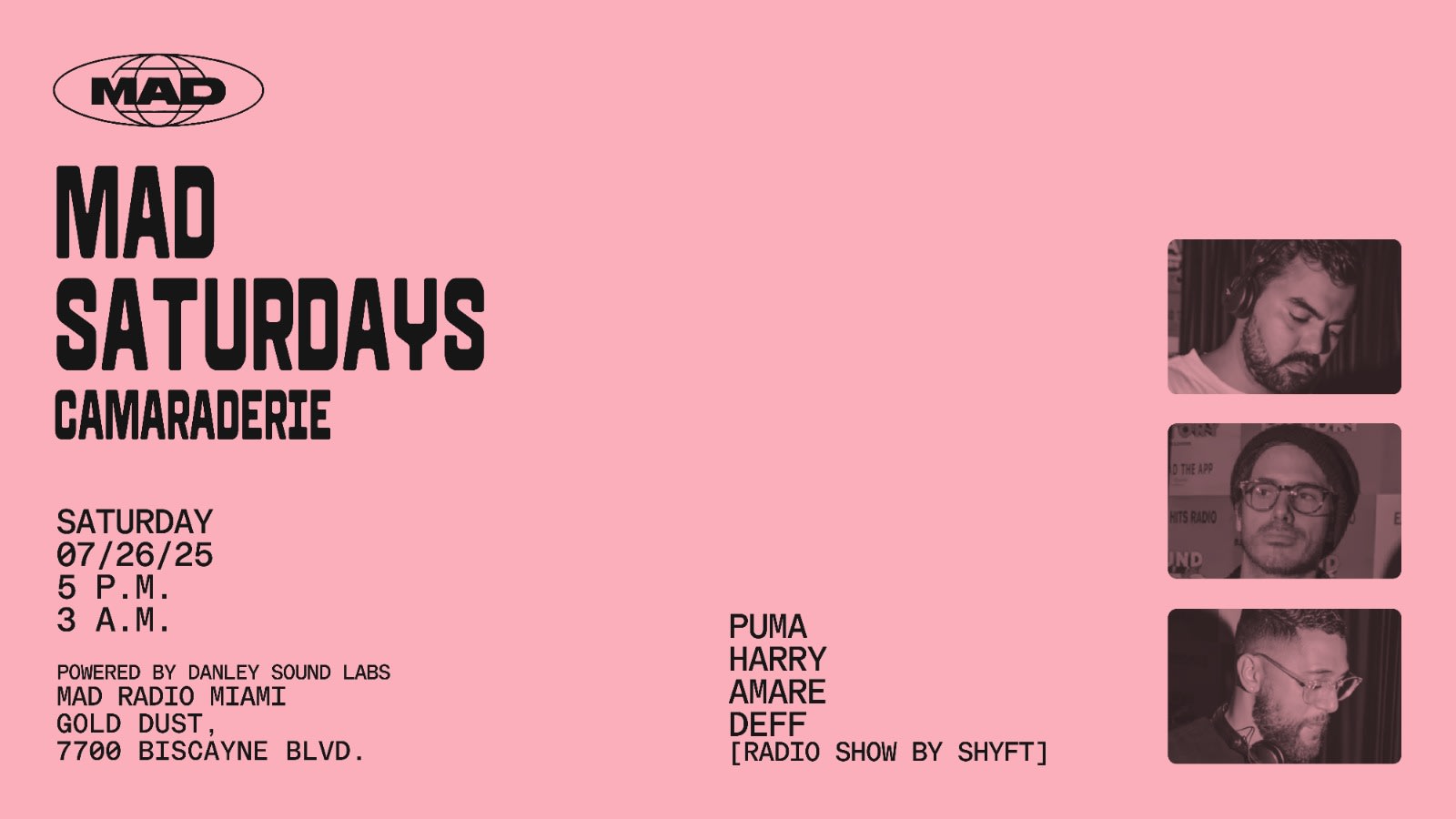 Mad Saturdays / Camaraderie Cover