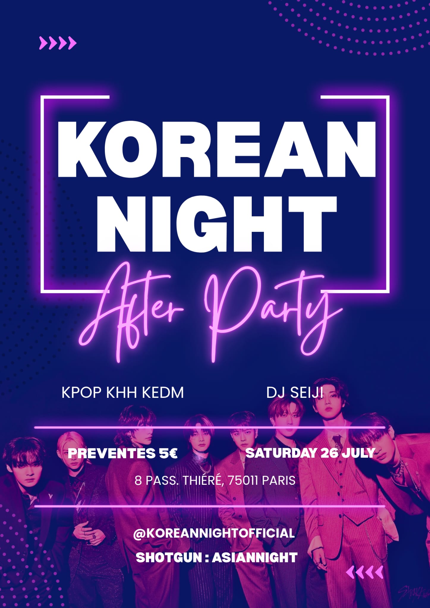 Korean Night After Party Cover