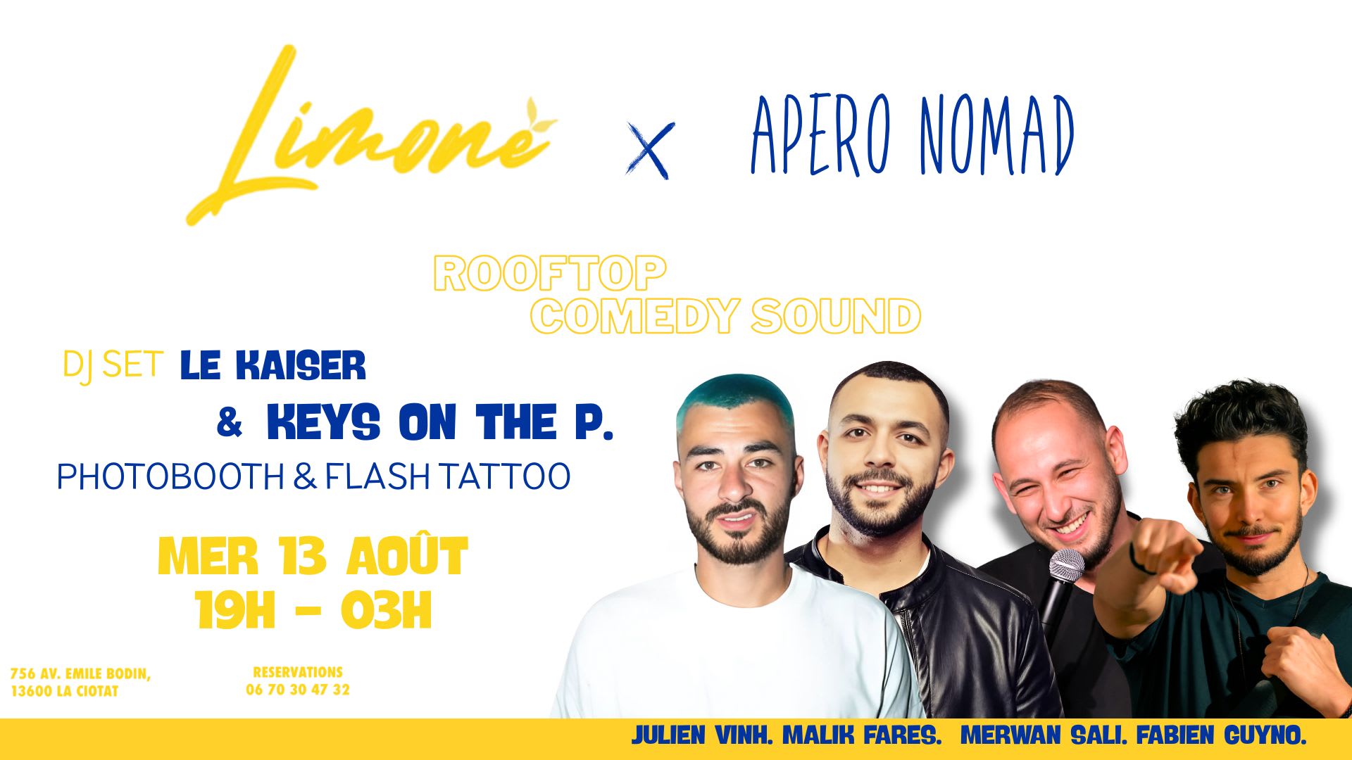 Limone X Rooftop Comedy Sound X Nomad Cover