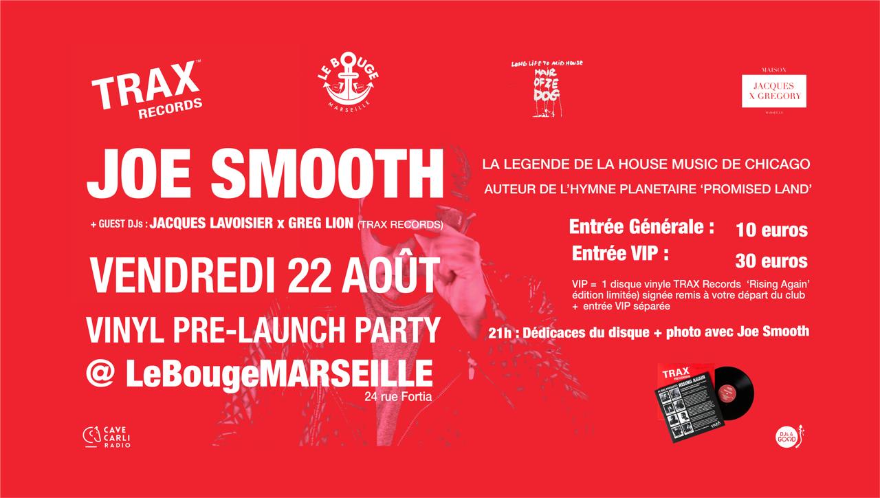 Joe Smooth . Trax Records Vinyl Release Pre-Launch Vip Event Cover
