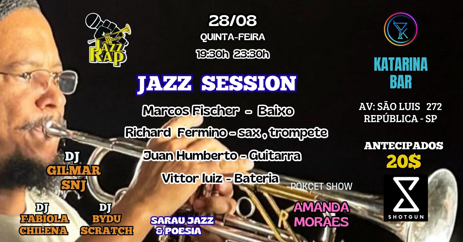 Jazz Session  Marcos Fischer - Quarteto Cover