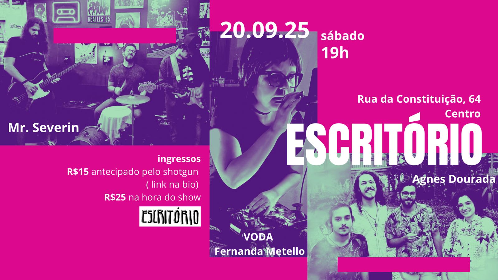 Voda + Mr. Severin + Agnes Dourada No Escritório Cover