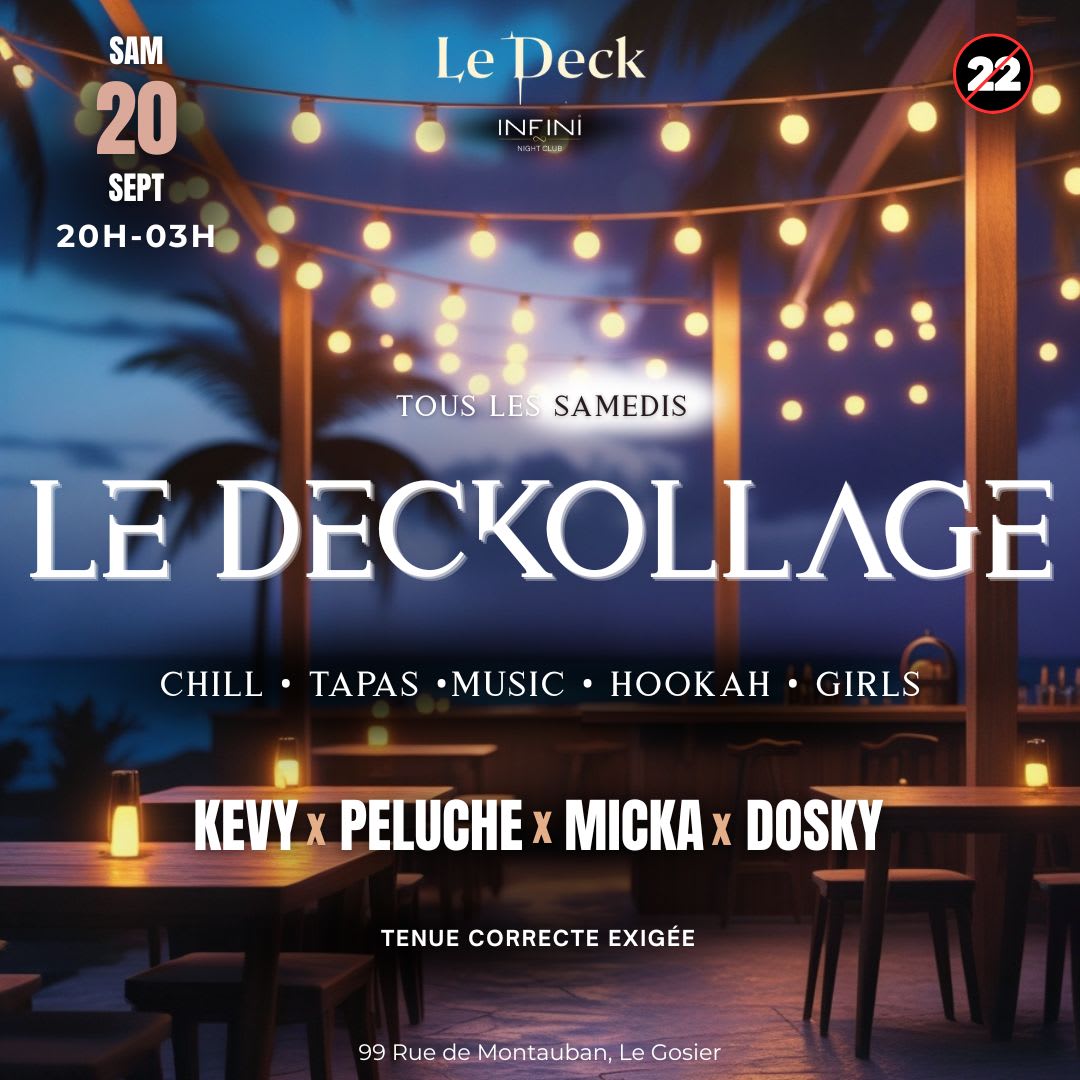 Le Deckollage - Tous Les Samedis Cover