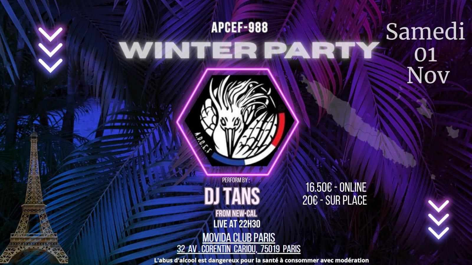Soirée Apcef - Winter Party - Noël 2025 Cover