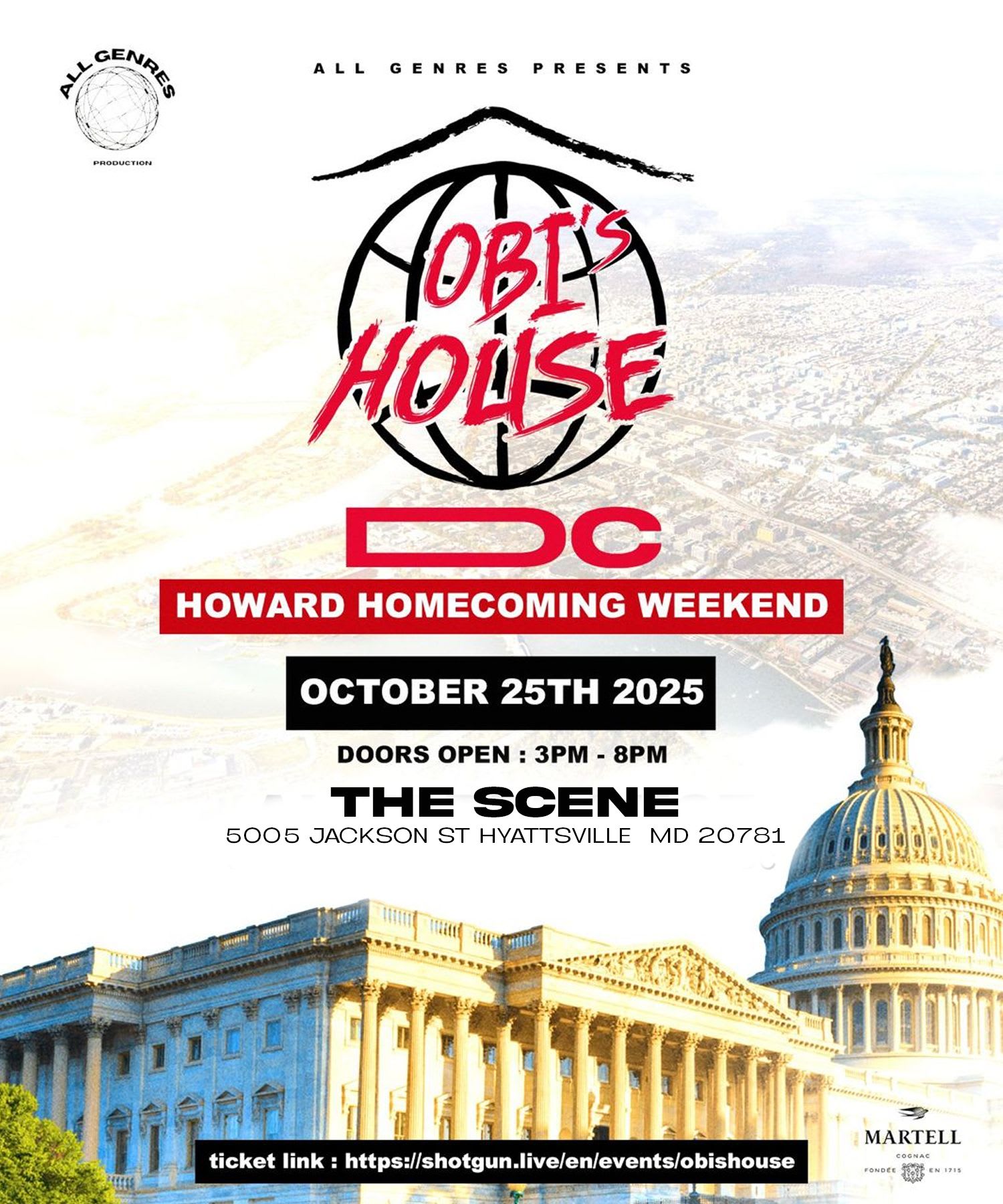 Obi's House DC; The Biggest Afrobeats Day Party In The Dmv Cover
