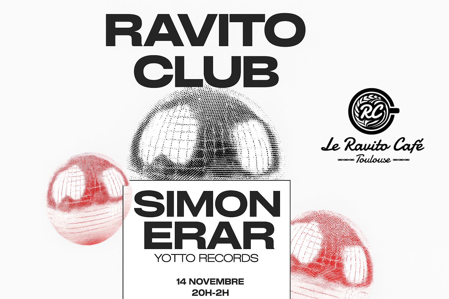 Ravito Club Invite Simon Erar Cover