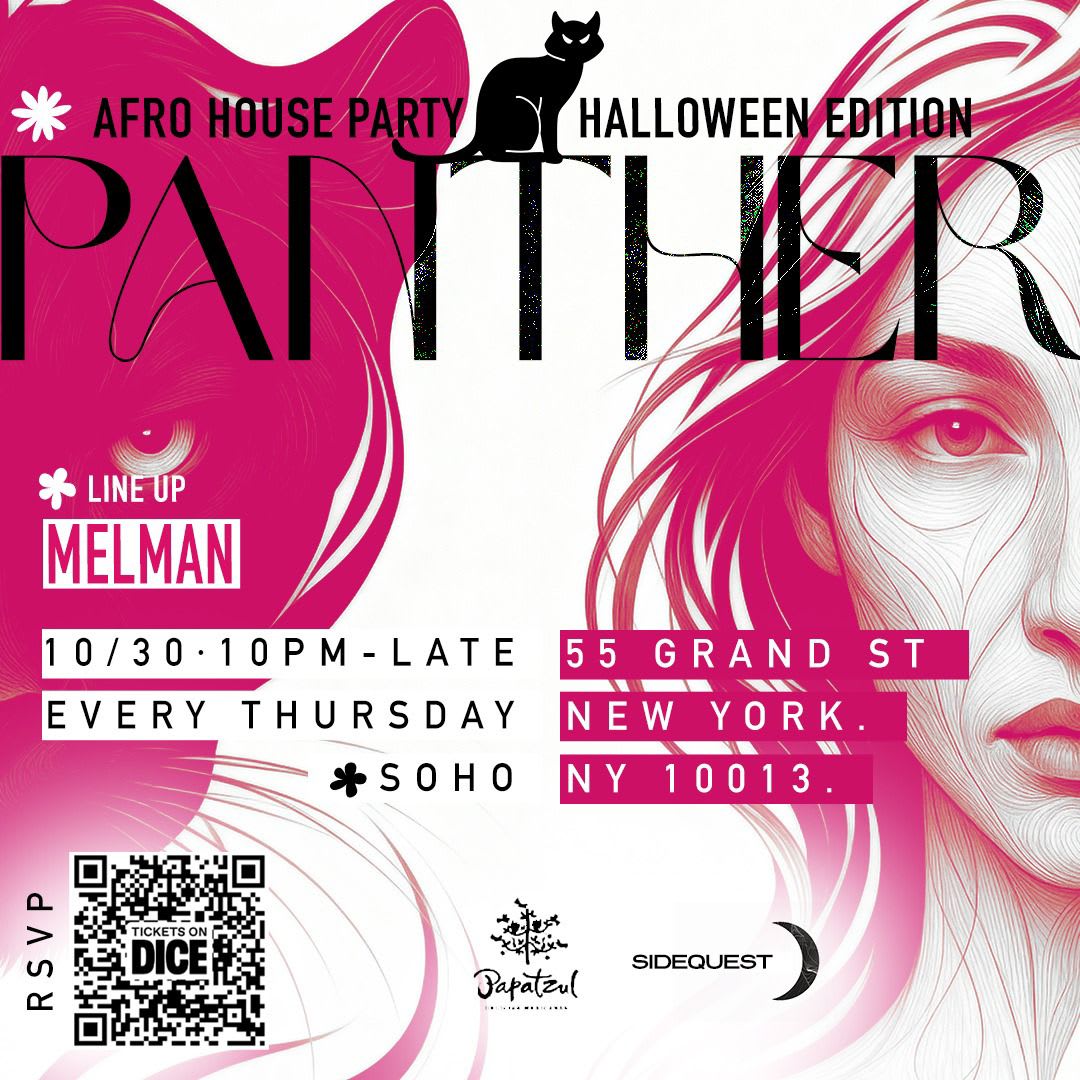 Panther: Halloween Afro-Latin House Nights In Soho Cover