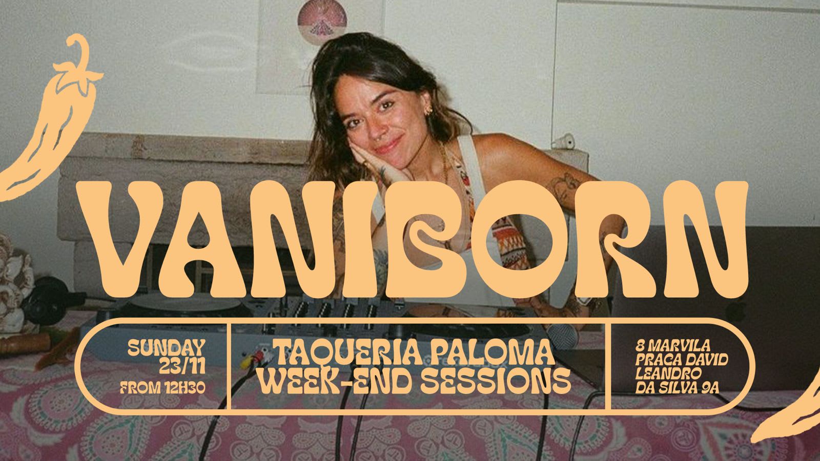Vaniborn - Taqueria Paloma Weekend Sessions - Nov 23rd Cover