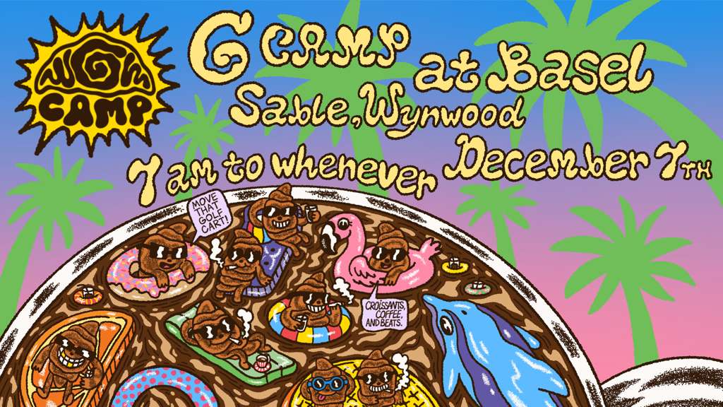 G Camp Art Basel Fun*Raiser Cover