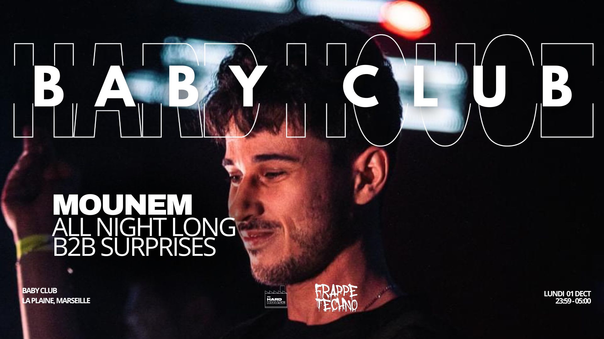 Hard House : Mounem All Night Long B2b Suprises Cover