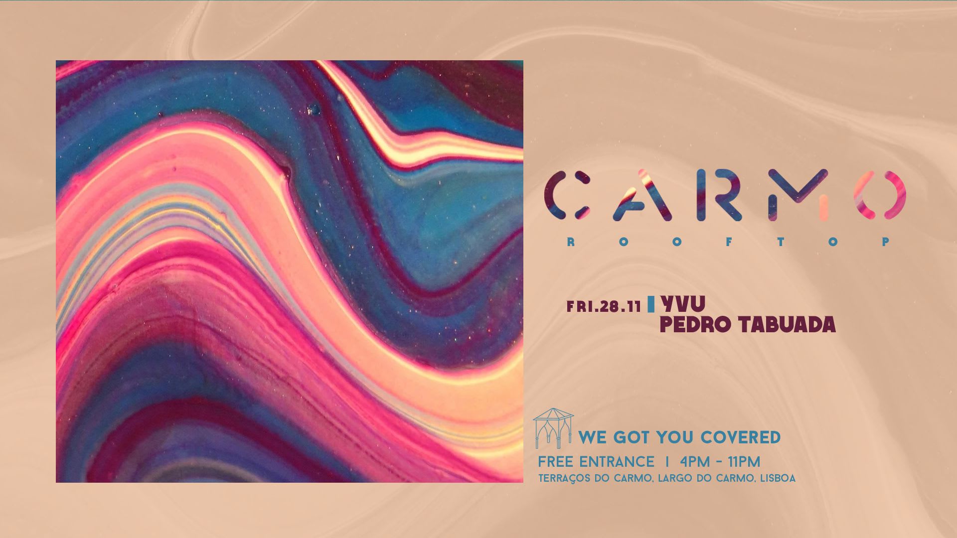 Yvu & Pedro Tabuada Got You Covered @ Carmo Cover