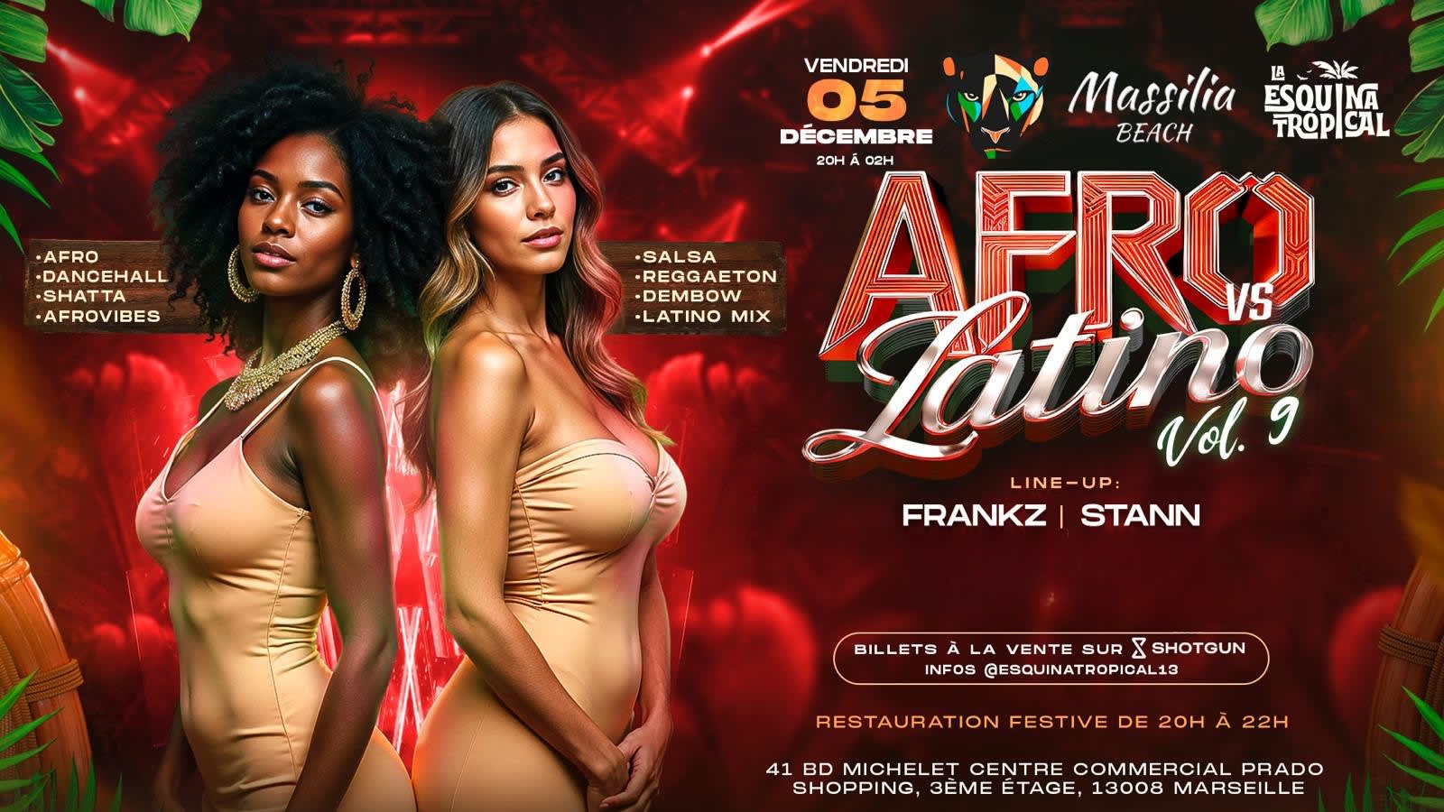 Afro Vs Latino Vol.9 | La Esquina Tropical Cover