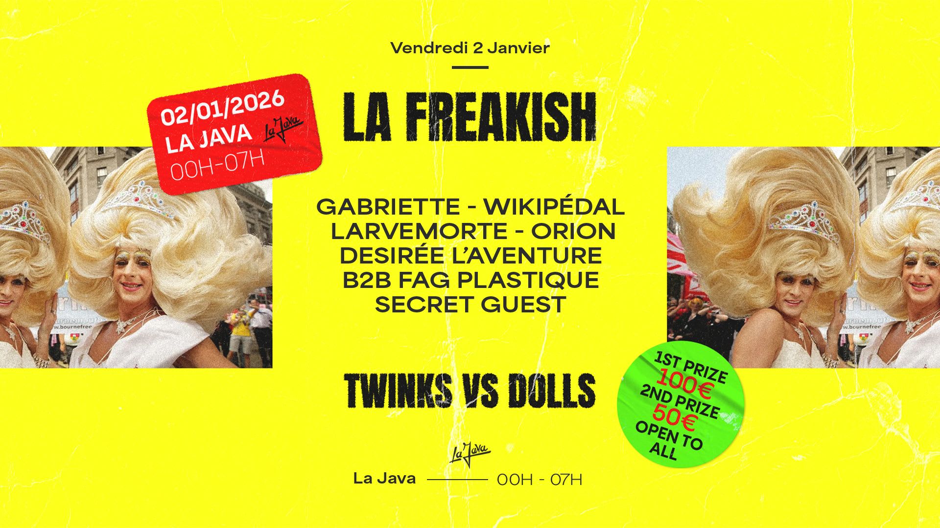 La Freakish : Twinks Vs Dolls Cover