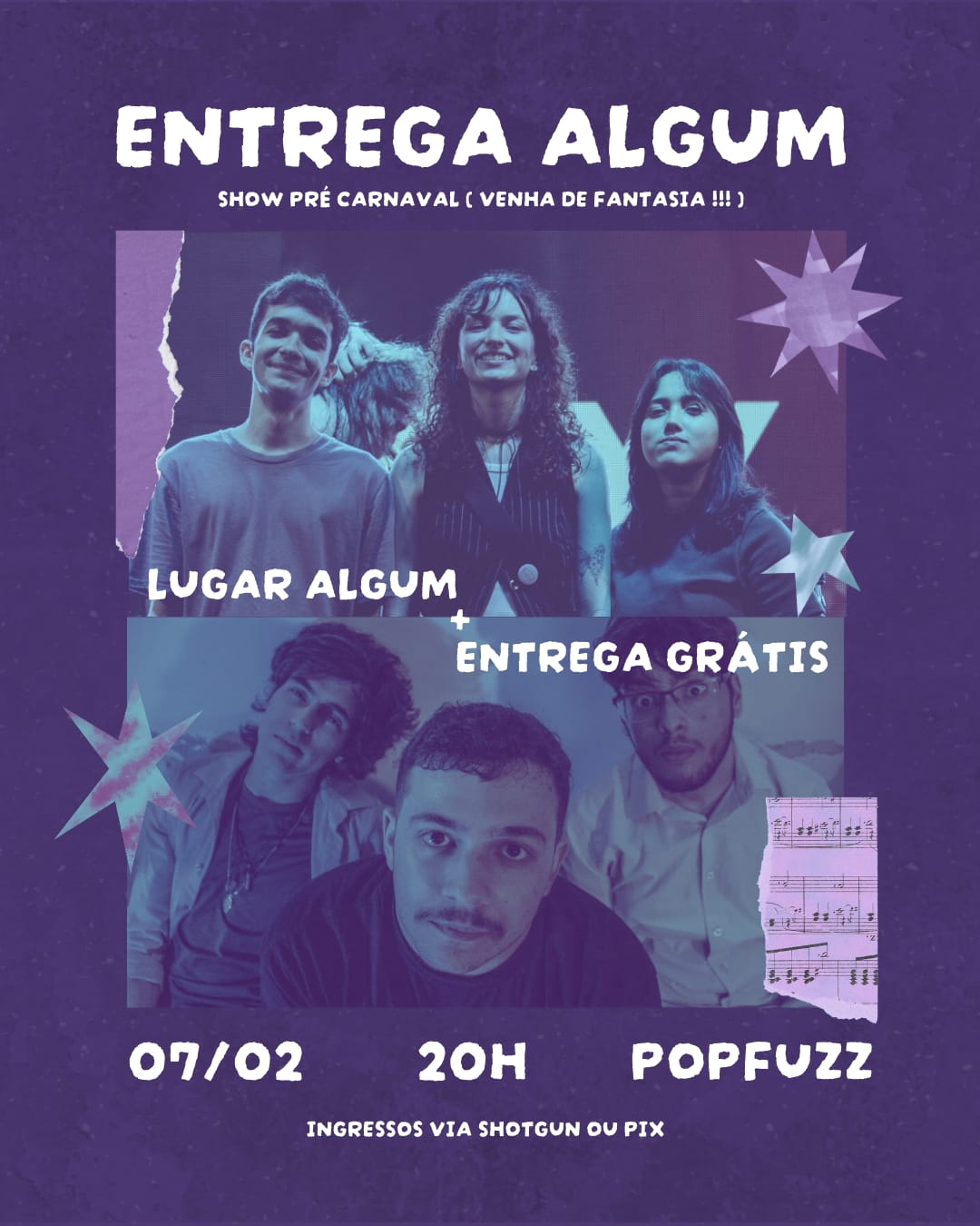 Entrega Algum - Pré-Carnaval: Entrega Gratis + Lugar Algum Cover