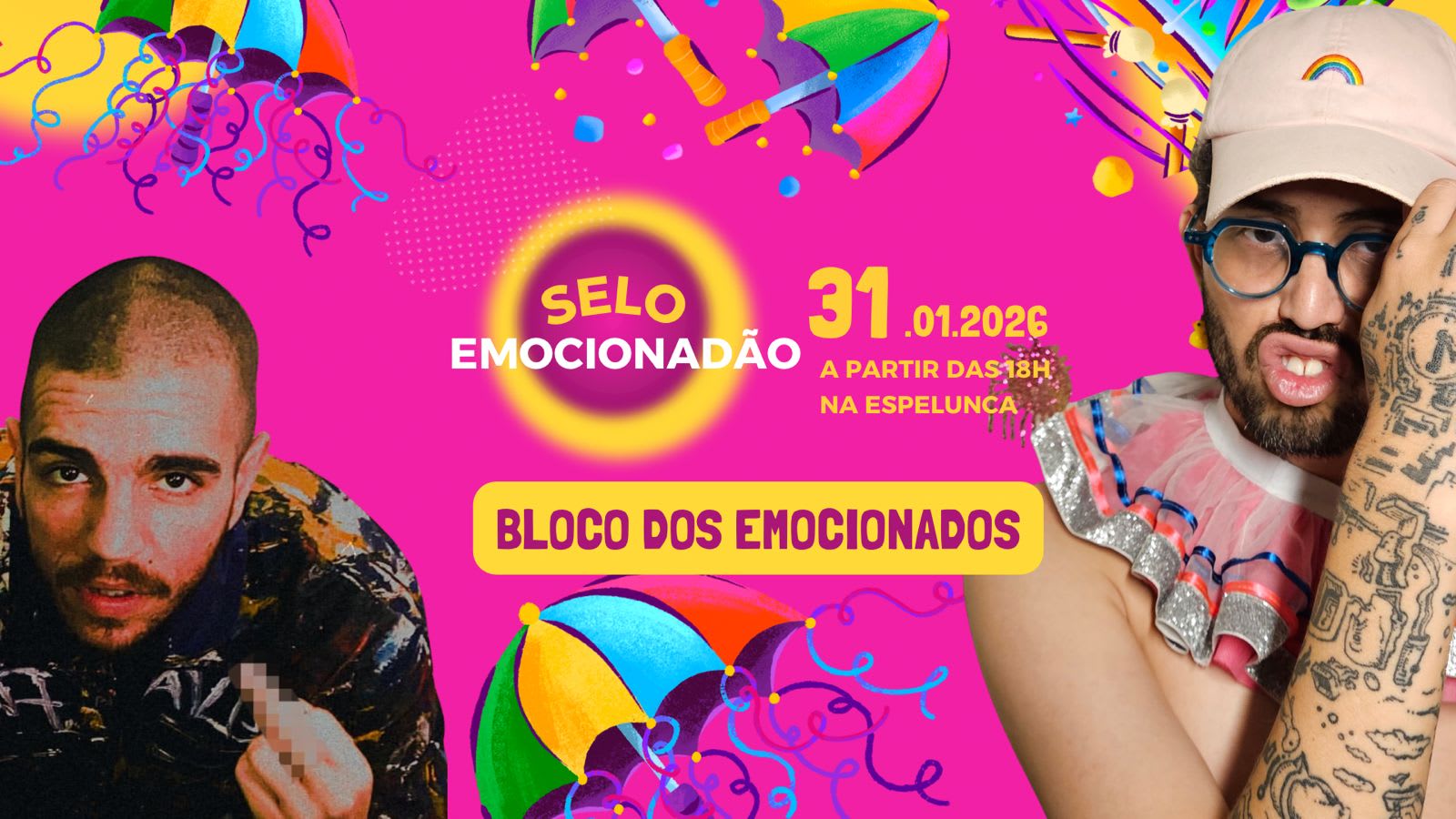 Bloco Dos Emocionados (Show Com Qnoiz & Tiocafona) Cover