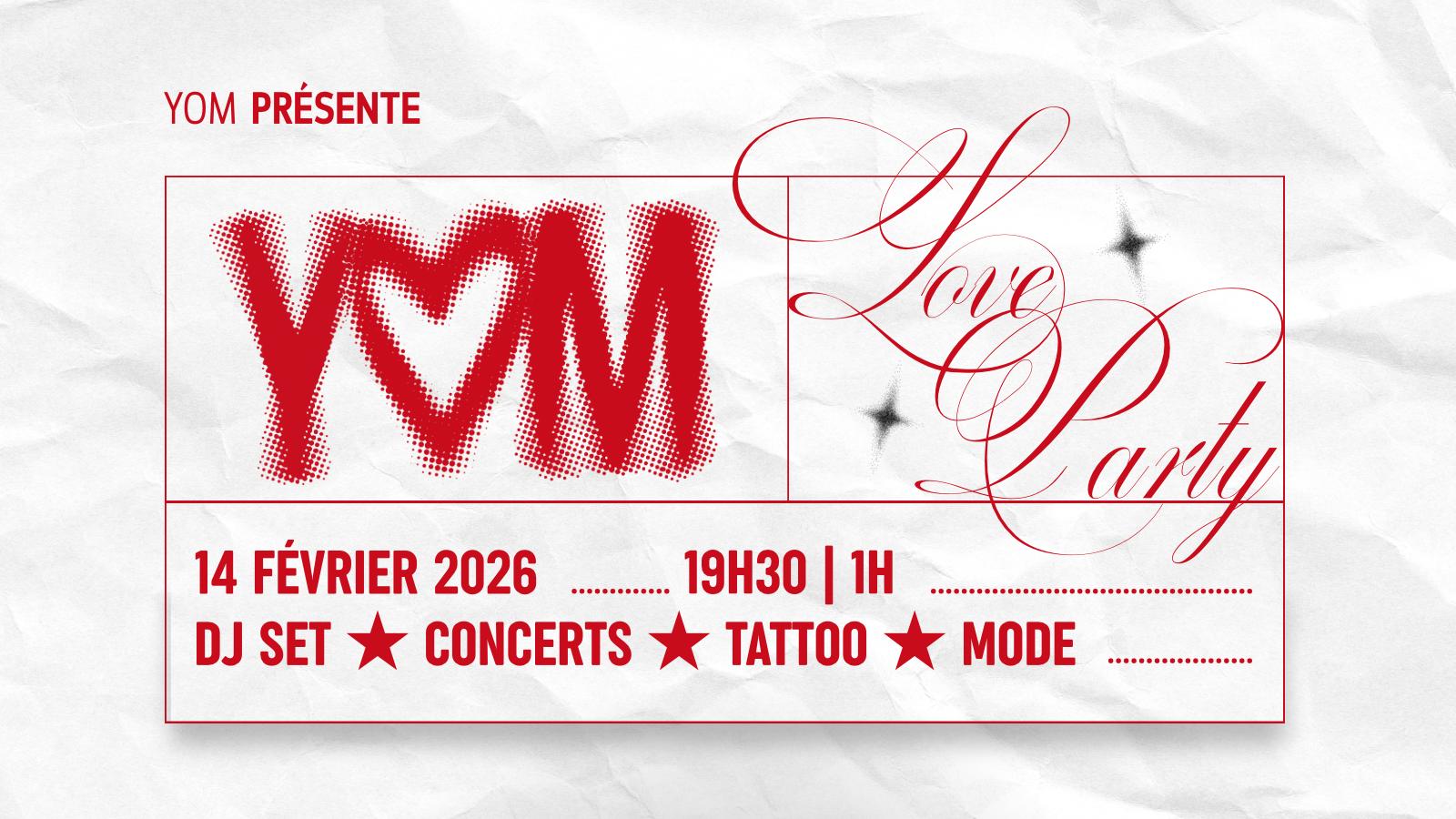 Yom Love Party Cover