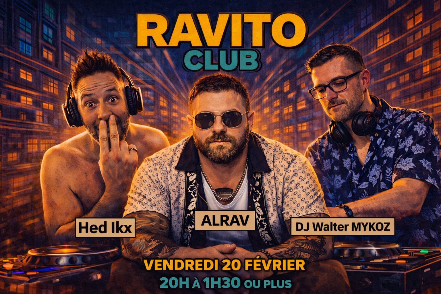 Ravito Club Invite Walter X Akrav X Hed Ikx Cover