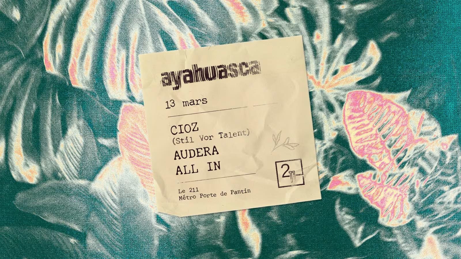 Ayahuasca - Cioz (Stil Vor Talent), Audera, All In Cover