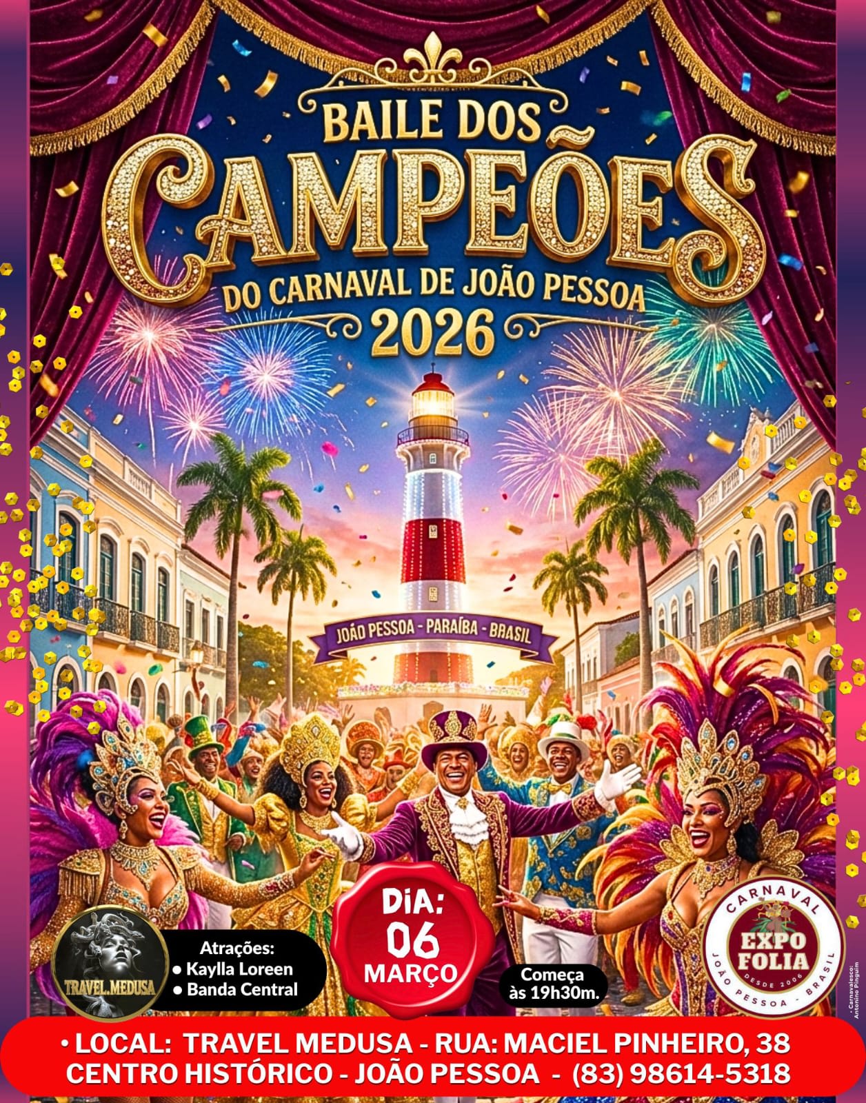 Baile Dos Campeoes Do Carnaval De Joao Pessoa 2026 Cover