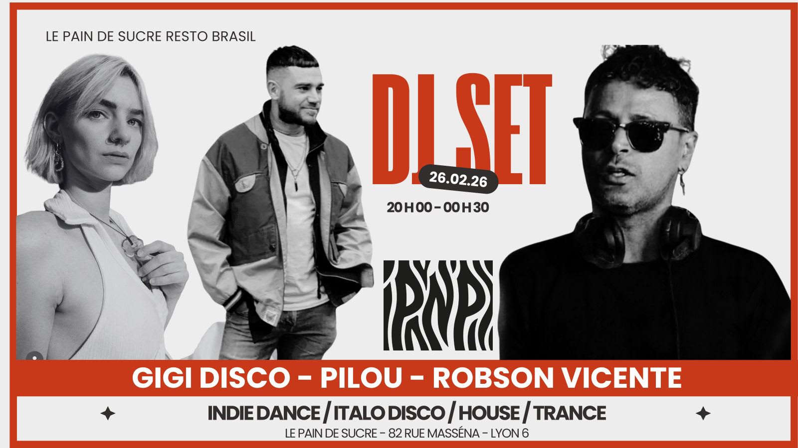 Caipi & Dj Set : Gigi Pilou & Robson Vicente Cover