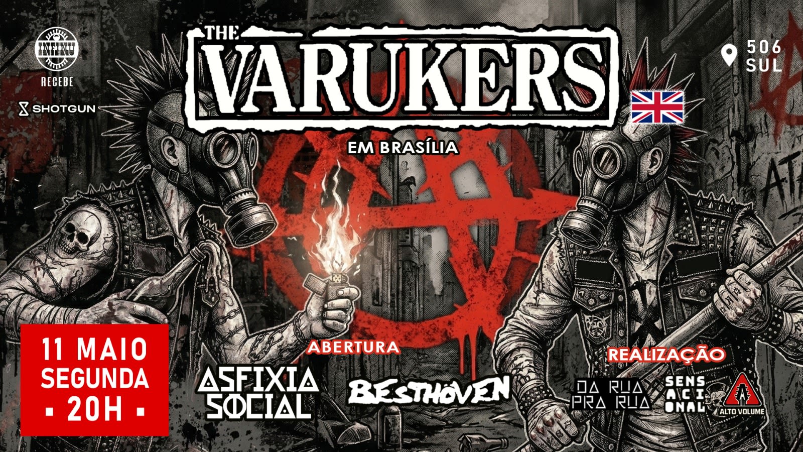 Infinu Recebe Varukers (Uk) Em Brasília Cover
