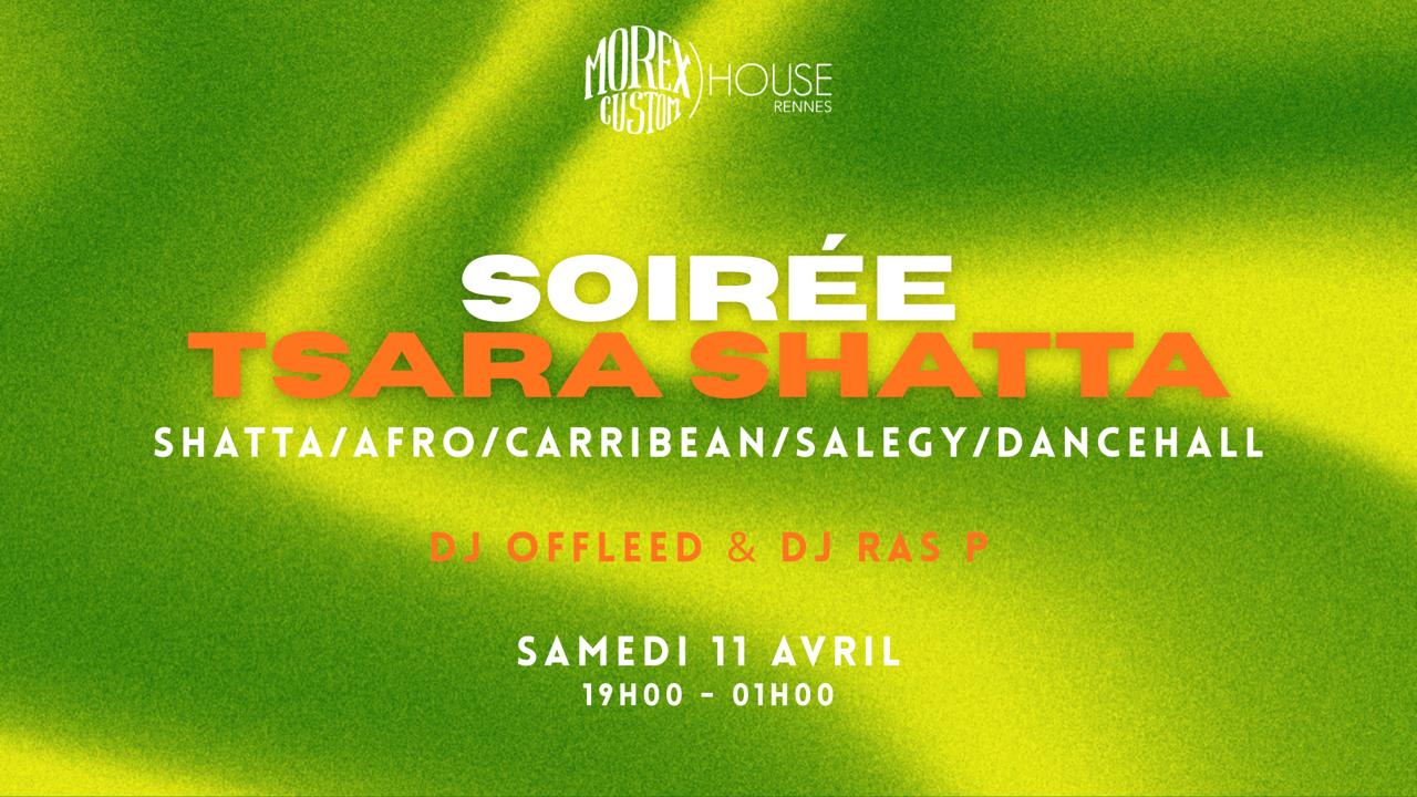 Soirée Tsara Shatta / Dancehall / Salegy / Carribean Gratuit Cover