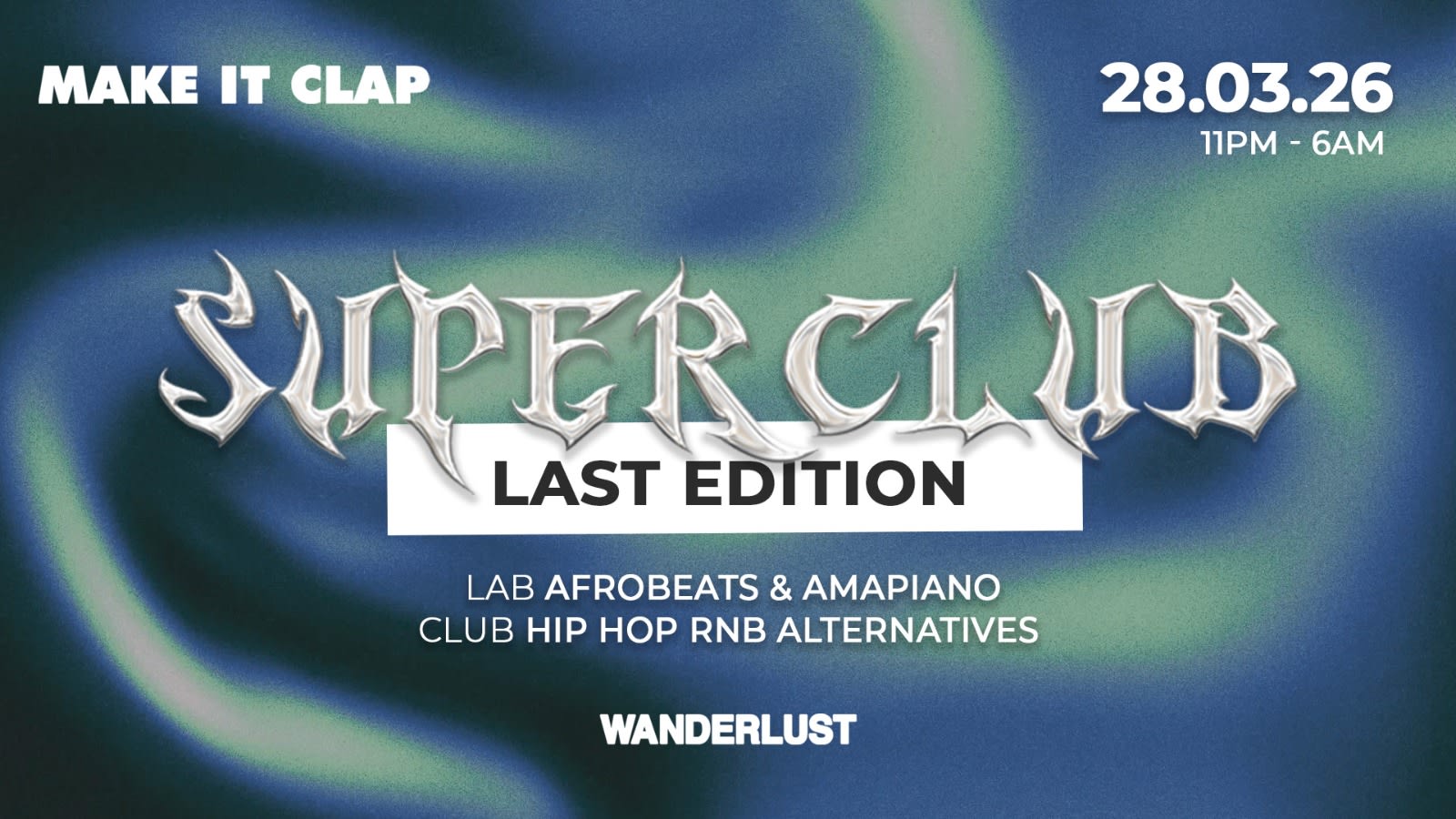 Make It Clap Super Club Cover
