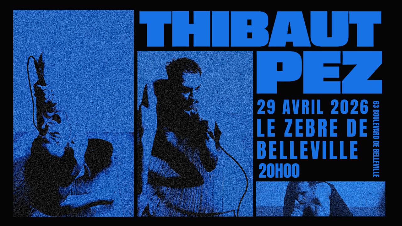 Thibaut Pez Au Zèbre De Belleville Cover