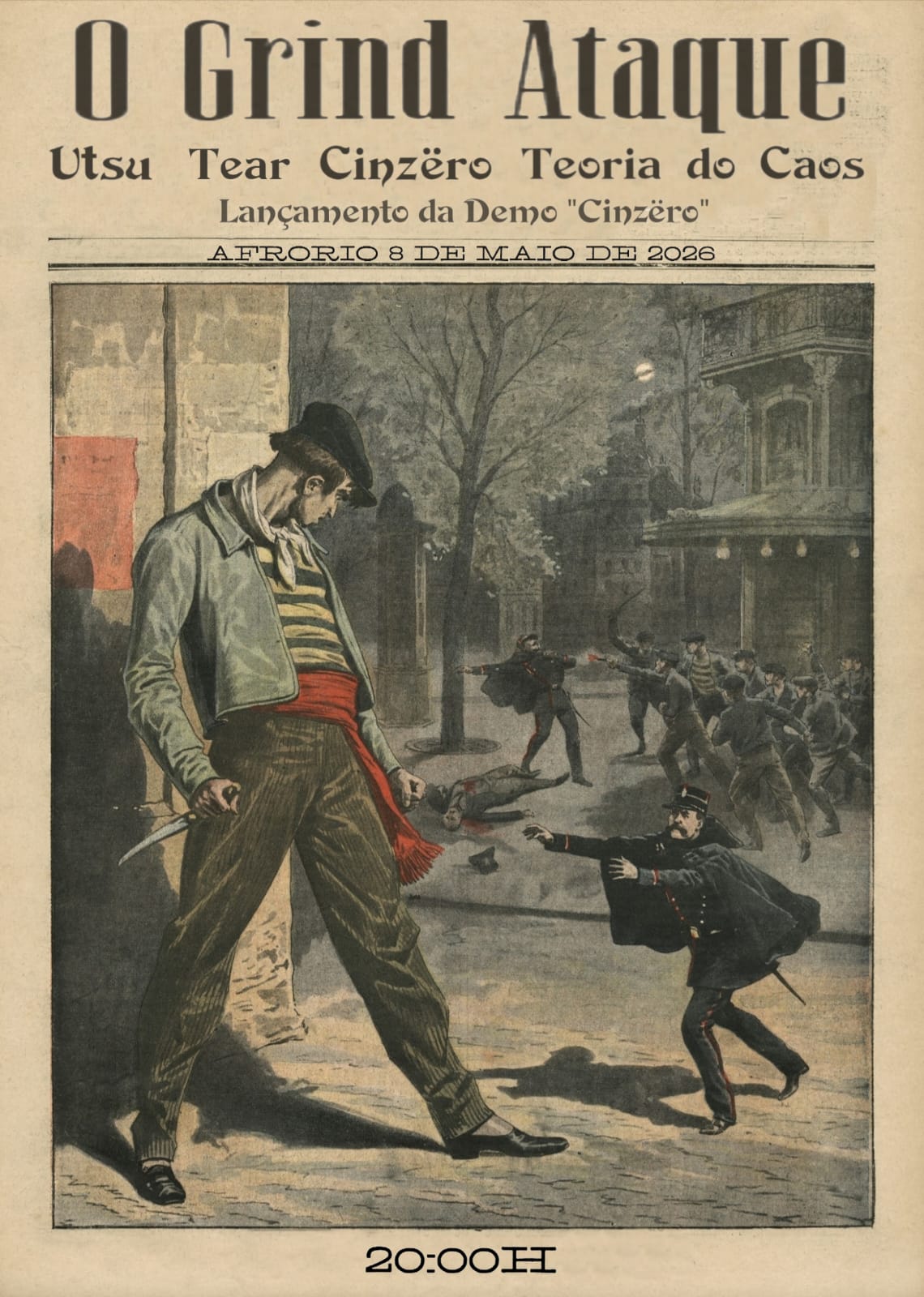 O Grind Ataque - Utsu, Tear, Teoria Do Caos E Cinzëro Cover