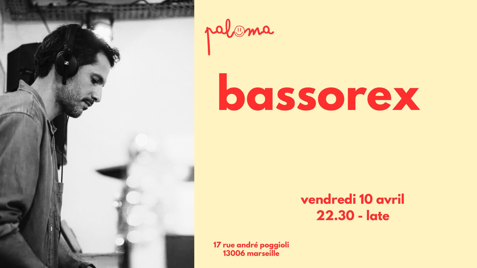 Bassorex Dj Set @Paloma Cocktail Bar Cover