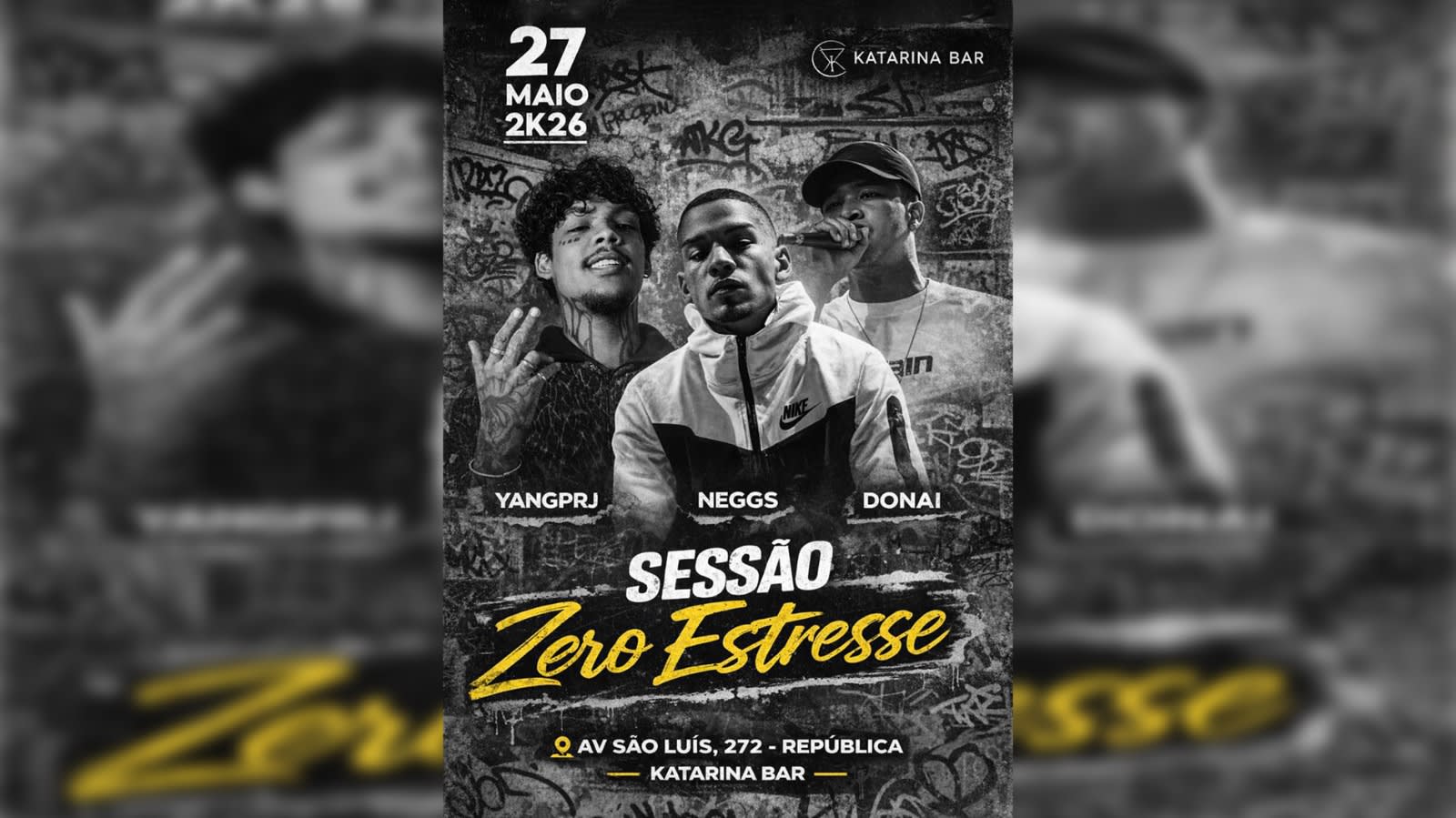 Dyb Apresenta Yangprj, Neggs E Donai Em Sessão Zero Estresse Cover