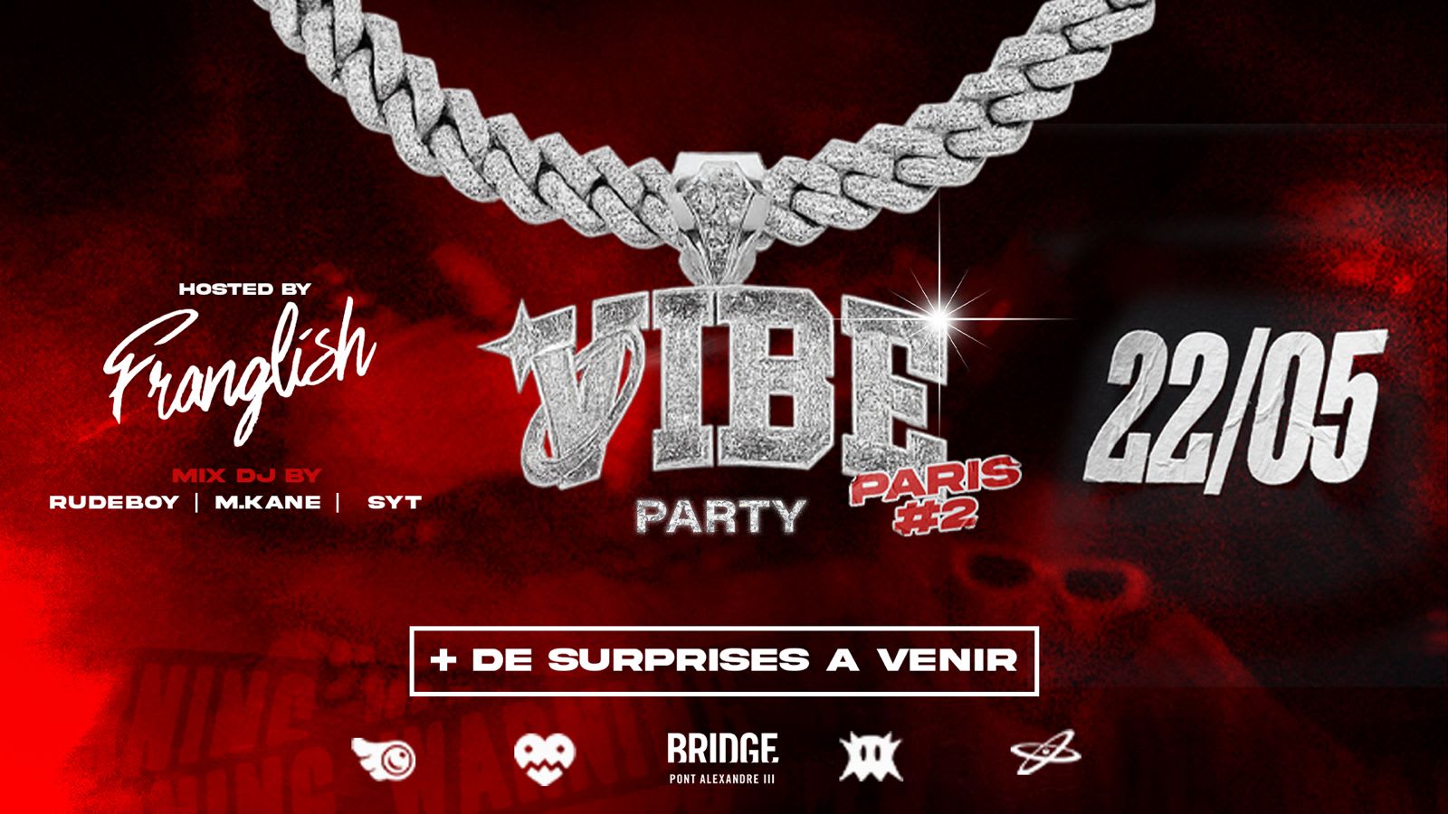 Vibe Party Paris #2 - Hosted By Franglish @Bridge Club Cover