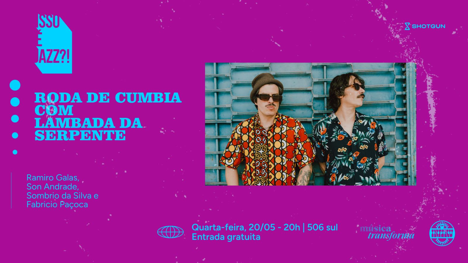 Isso É Jazz?! Lambada De Serpente - Roda De Cúmbia Cover