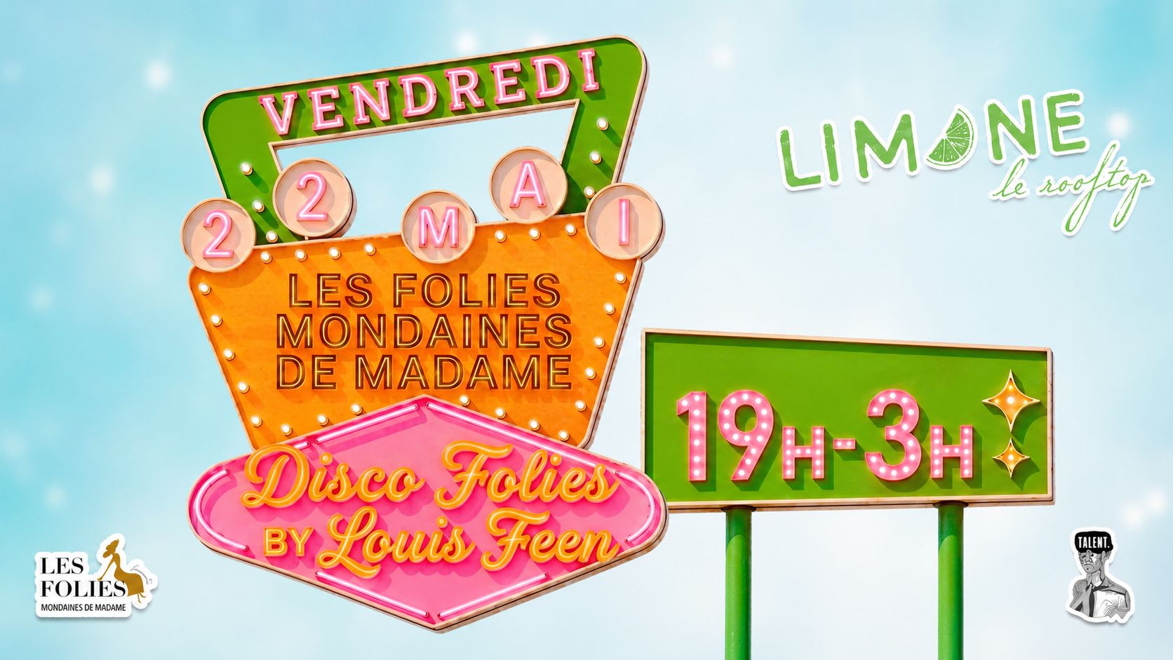 Limone Rooftop X Les Folies Mondaines Vendredi 22 Mai Cover