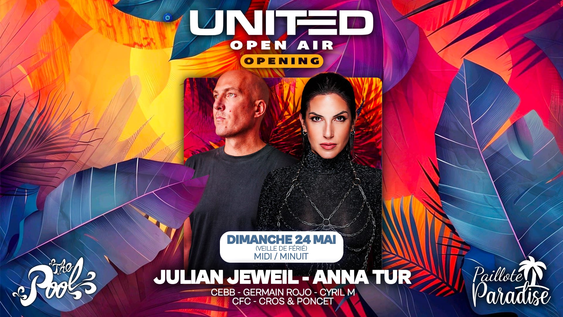 Opening United Open Air : Julian Jeweil X Anna Tur Cover
