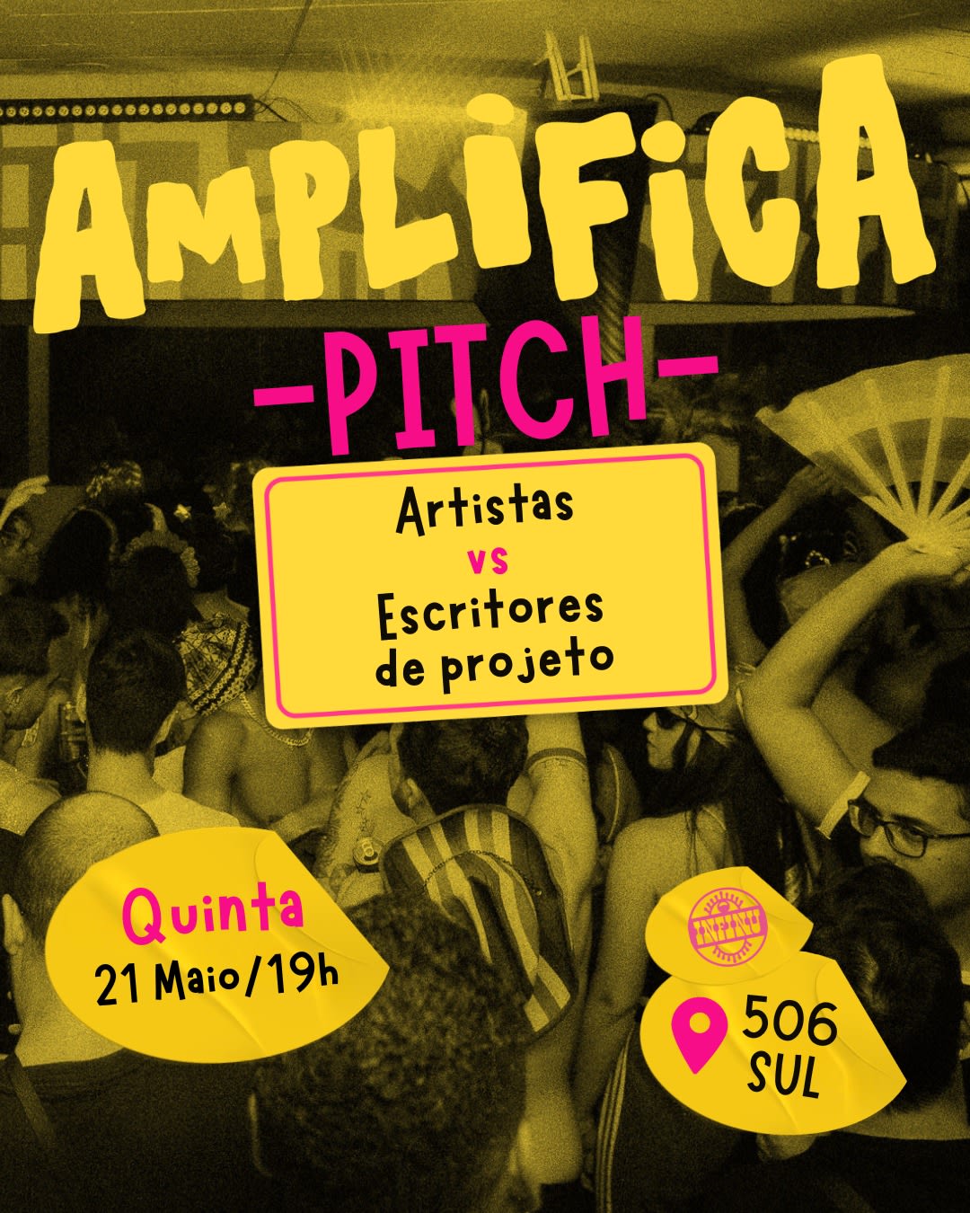 Amplifica: Picth Artistas Vs Projetistas Cover