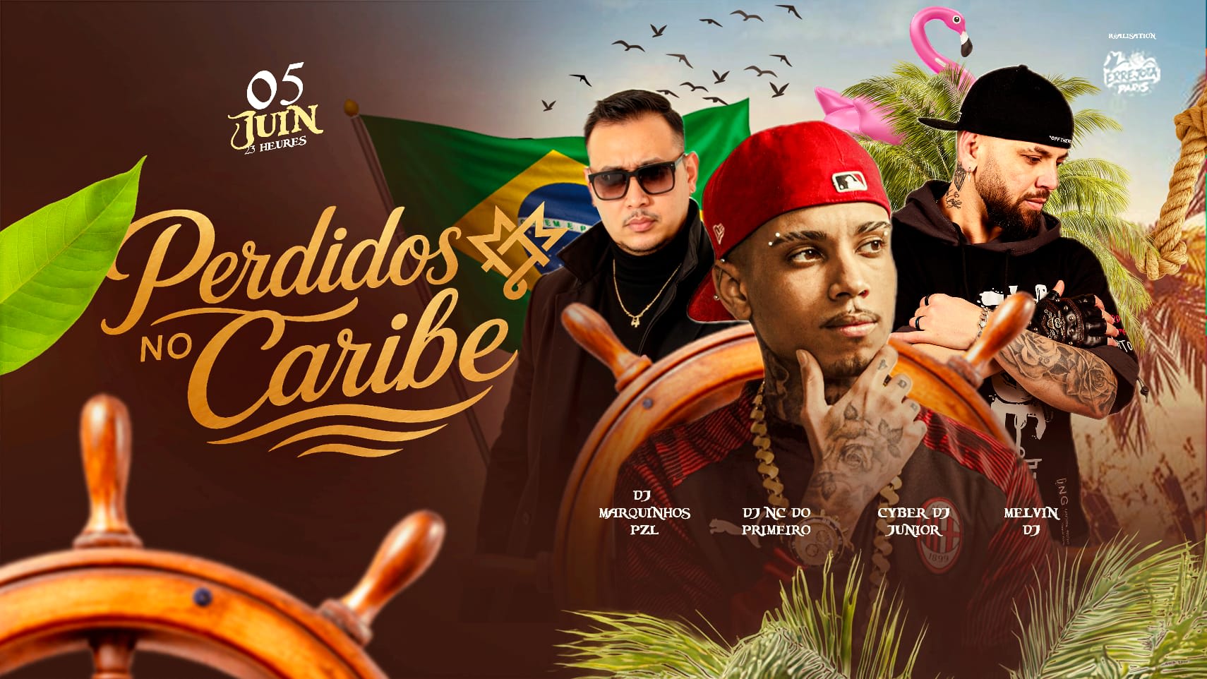 Perdidos No Caribe X Infinity Club Cover