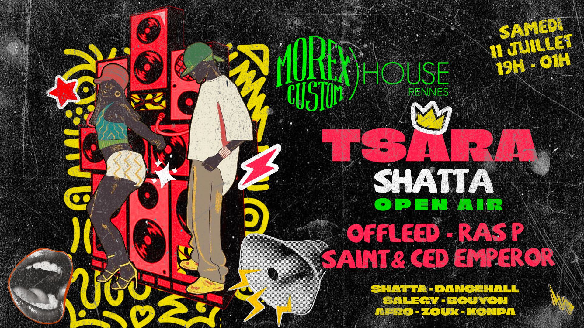 Open Air Tsara Shatta // Gratuit // Morex Custom House Cover