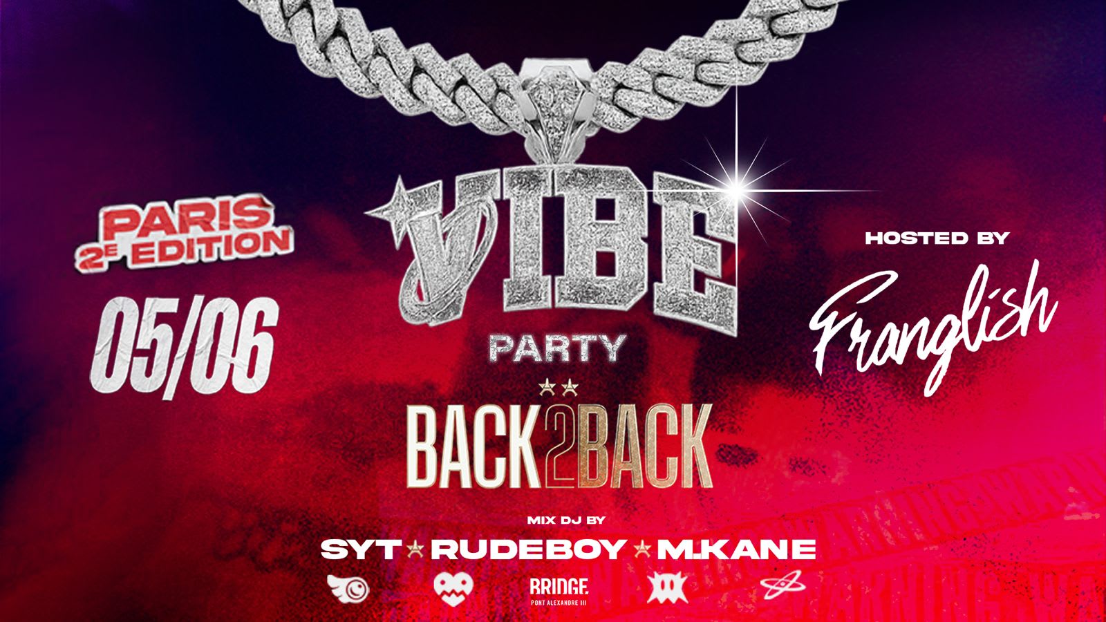 Vibe Party - Hosted By Franglish - Kulturr & Bilouki Cover