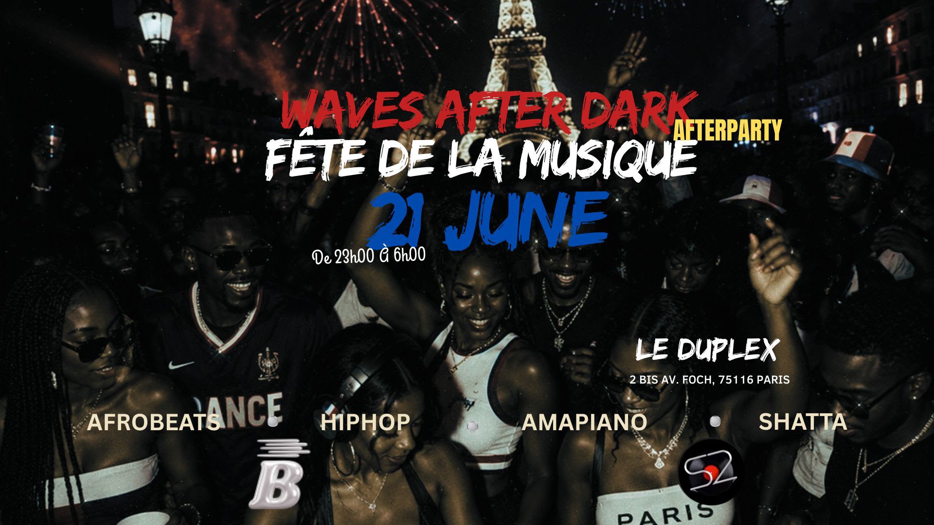 Waves After Dark : Fête De La Musique Afterparty Cover