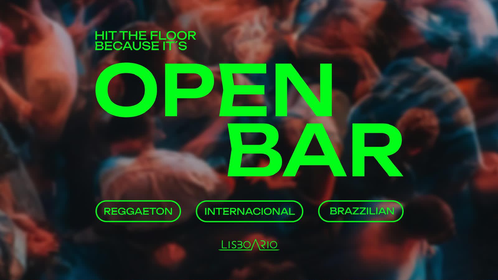 Open Bar - Beer And Cider Until 4am Cover
