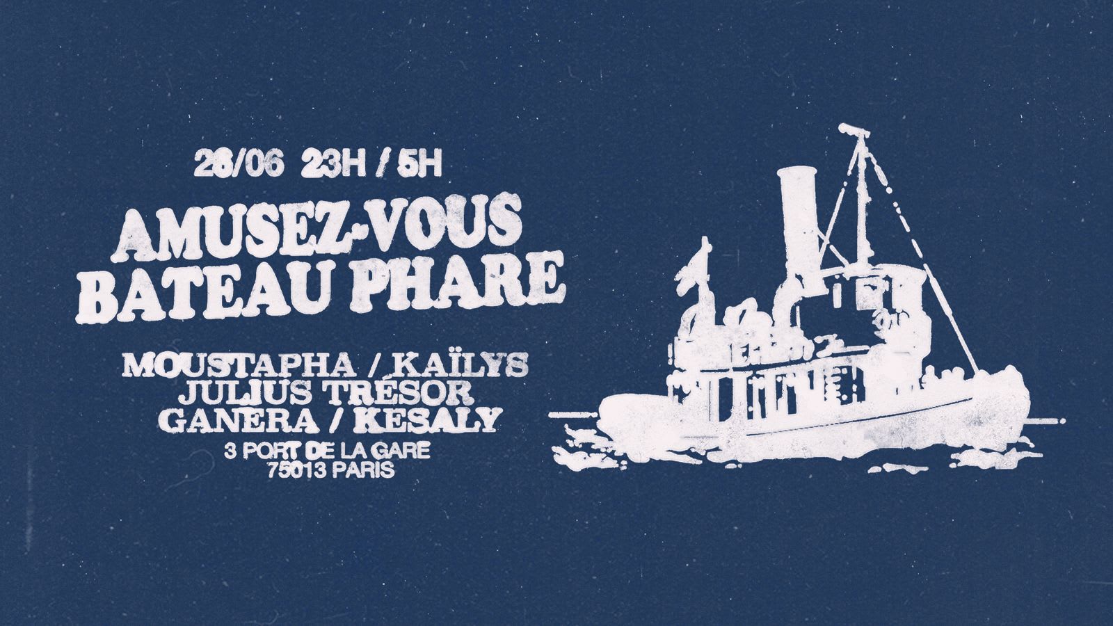 Amusez Vous @Bateau Phare 26.06.26 Cover