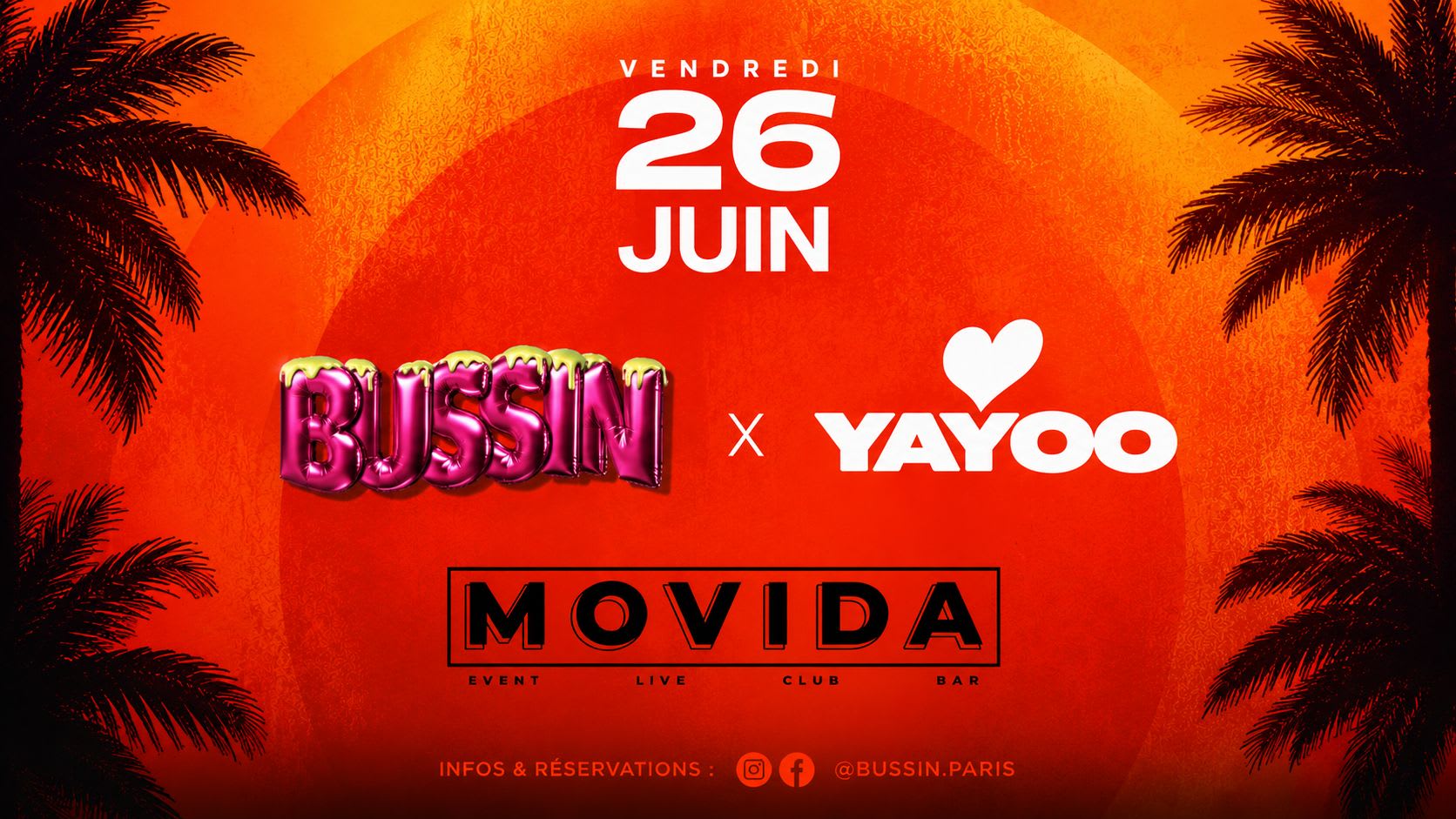Vendredi 26 Juin - Bussin - Soiree Hip Hop & Afrobeat Cover