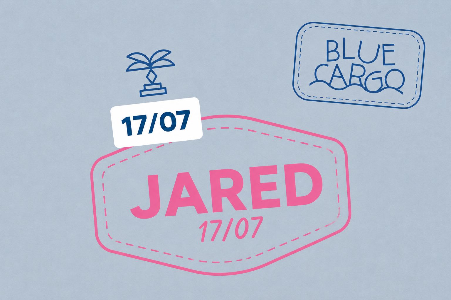 Le Blue Cargo Invite Jared Cover