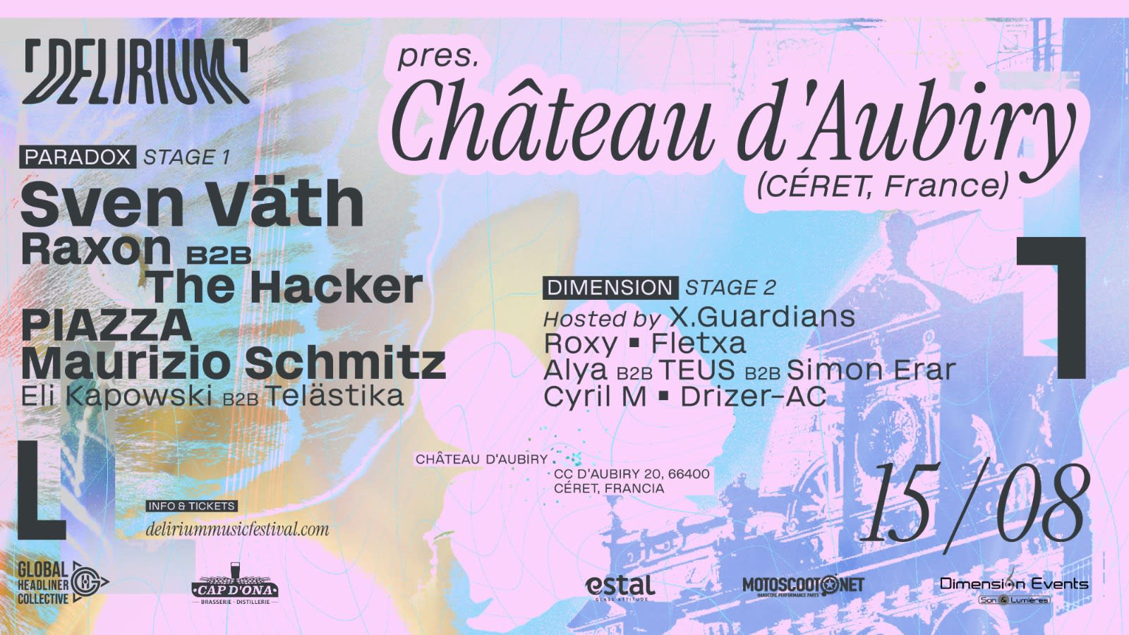 Delirium Pres. Château D’Aubiry Cover