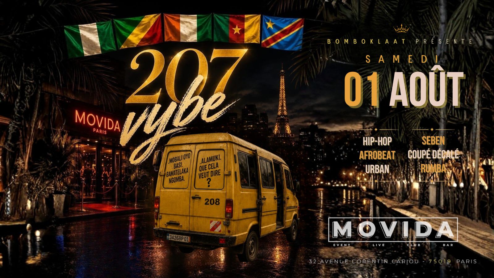 207 Vybe Débarque À La Movida Cover