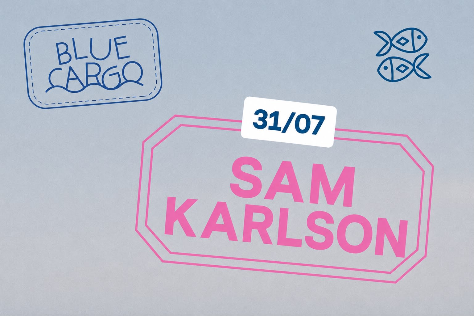 Le Blue Cargo Invite Sam Karlson Cover